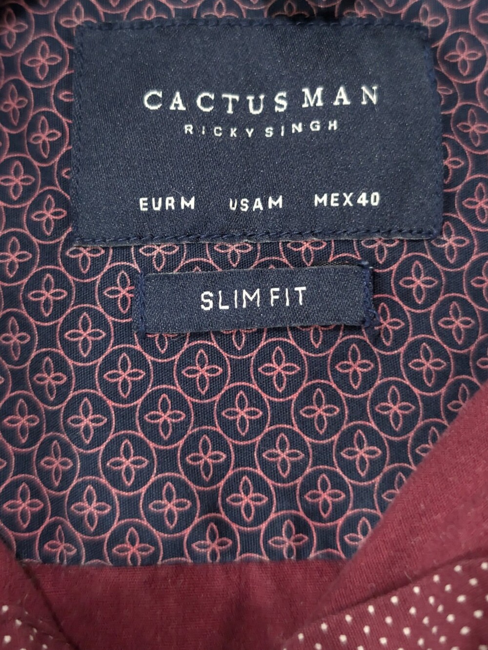 Cactus Man Ricky Singh Men's Short Sleeved Button Up - Picture 2 of 4